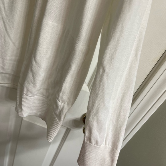 🟢Womens Medium Lands End cream cardigan - Picture 5 of 7